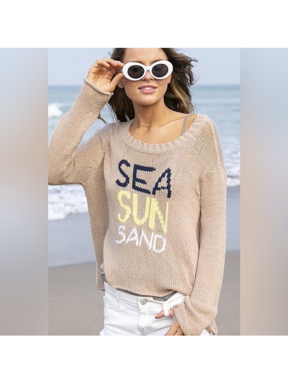 Wooden‎ Ships “Sea Sun Sand” Sweater